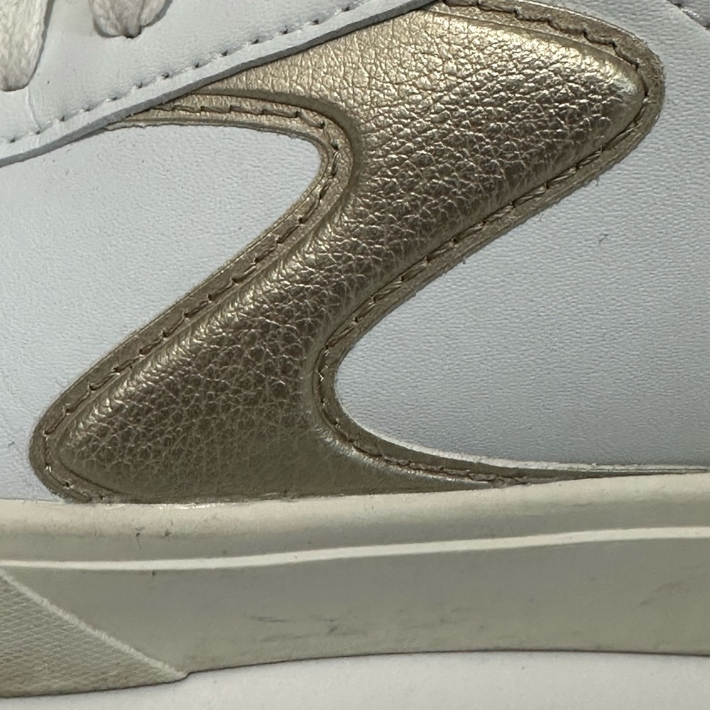 Skechers Womens Court Classics Eden LX-Beaming Glory White/Gold Shoe Size 8 - Picture 10 of 11